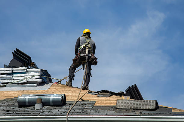 Professional Roof Replacement technician working in Noble, OK